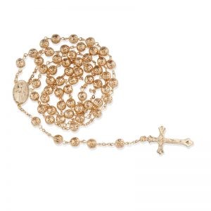 Golden thread rosary two